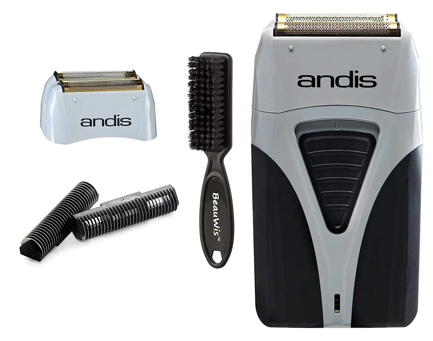 Andis Profoil Lithium Plus 17200 Barber Hair Cleaning Electric Shaver For Men Beard Stubble Razor Bald Shaving Machine charger