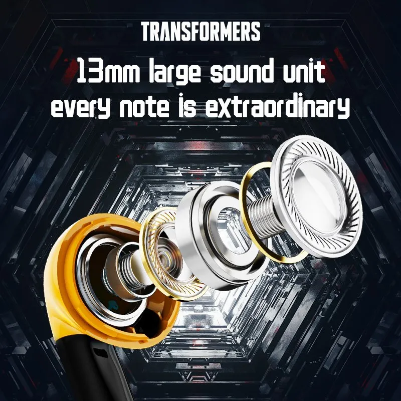 TRANSFORMERS MG-C03 Fashion Wireless Bluetooth 5.3 Headphones Long Endurance Stereo Sound Earphones Gaming Sport Music Earbuds