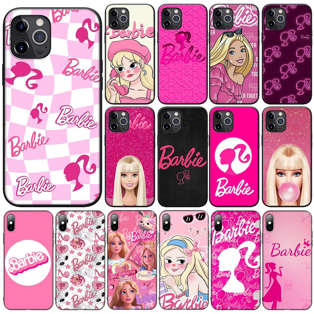 F-139 Princess Pink Barbies Phone Case for Samsung Galaxy A41 A42 A71 A72 A73 J2 J4 J5 J6 J7 J8 A6 A7 Plus 2018