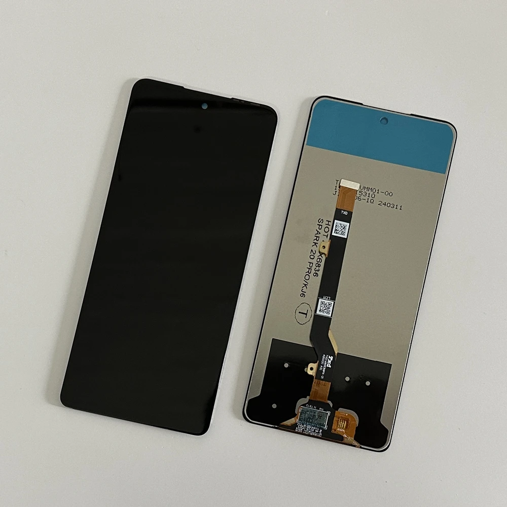 100% Tested Work For Tecno Spark 20 Pro KJ6 LCD Display Touch Panel Screen Digitizer Assembly Tecno spark 20pro lcd parts