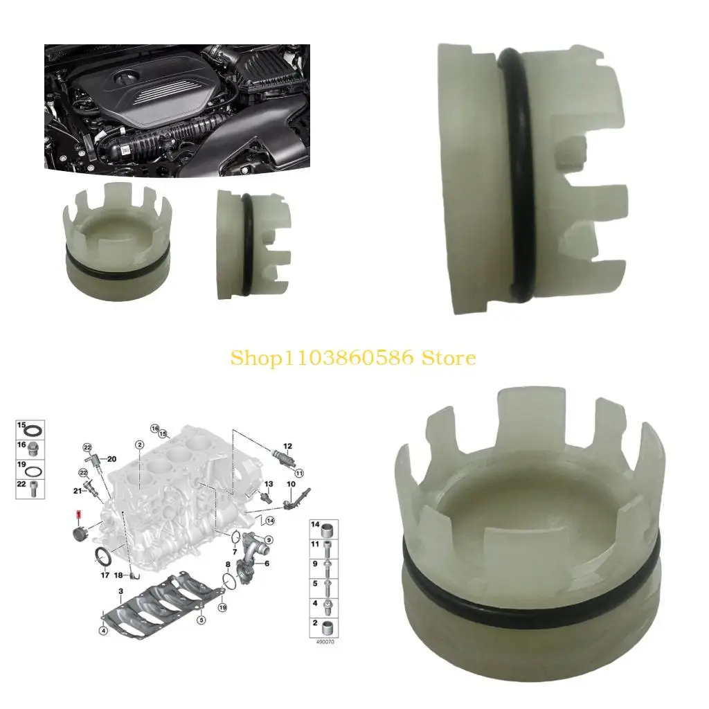 

242A ABS Engine Sealing Plug GasketCover Maintenance Upgraded Corrosion Resistance Verified Performances 11117797932 For B48