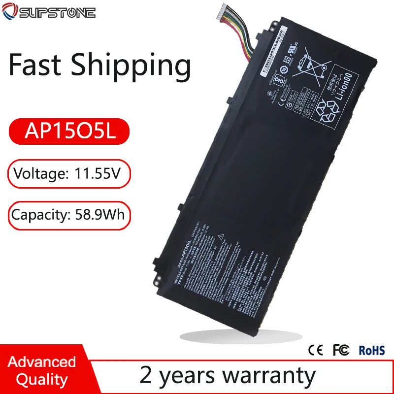 

AP15O5L AP15O3K Battery For Acer Spin 5 SP513-52N,Aspire S13 S5-371 CB5-312T,SWIFT 1 SF114 SF514 SF515 TRITON 700 N17W6 N16C4