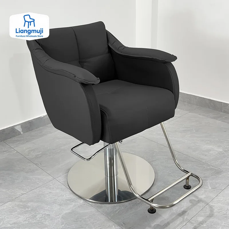 

Modern Luxury Barber Chairs Beauty Trendy Nordic Ergonomic Salon Chair Comfortable Professional Sillon Barbero Salon Furniture