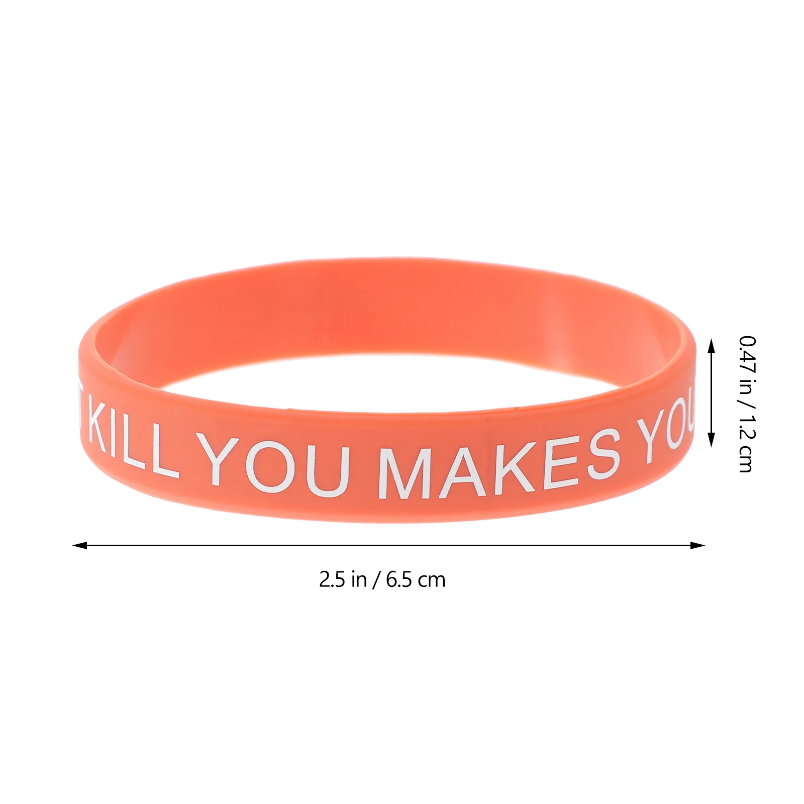 

60Pcs Motivational Quote Silicone Bracelets Inspirational Teen Wristbands Unisex Elastic Colored Bands Motivational Wristbands