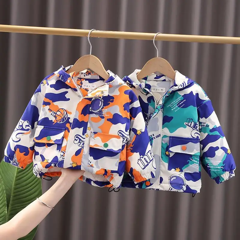 

Boy with cotton coat han edition children more western style jacket to keep warm coat baby boom children qiu dong outfit clothes