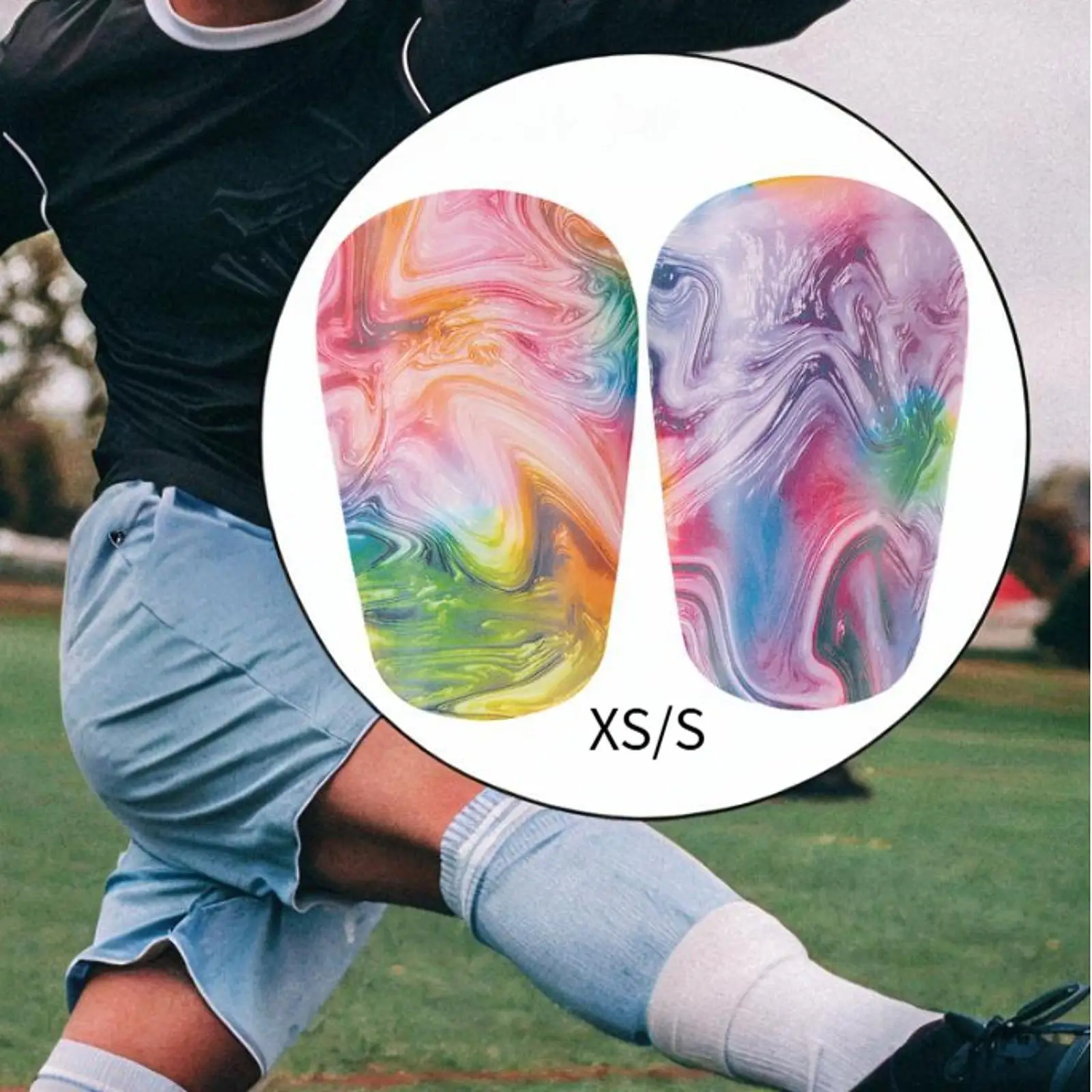 

2x Soccer Shin Guards Training Accessories Cushion Supplies Equipment Protective