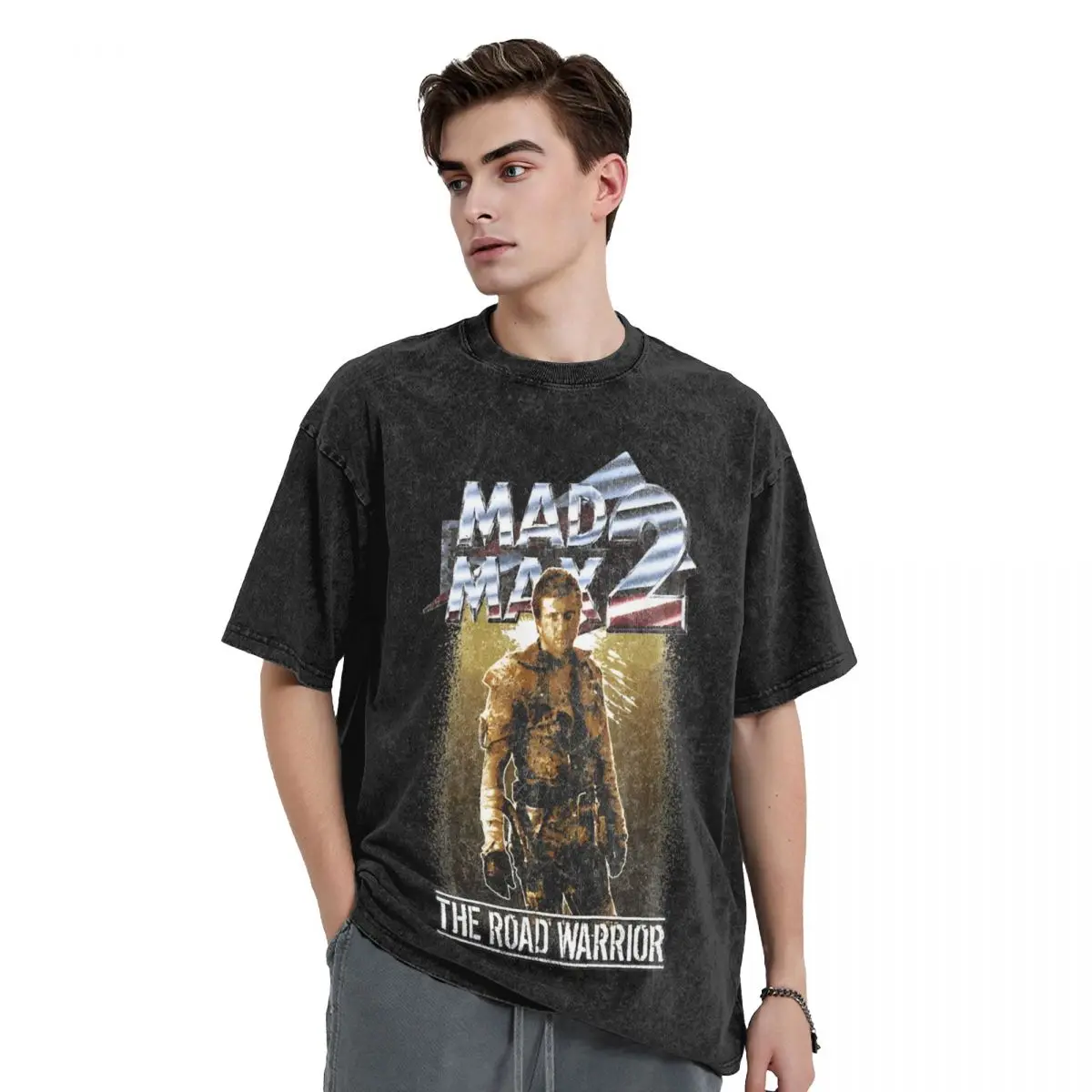 Discover The Truth About Mad Max The Road Warrior Washed T Shirts Streetwear T-Shirts for Men Women Oversize Summer Tees