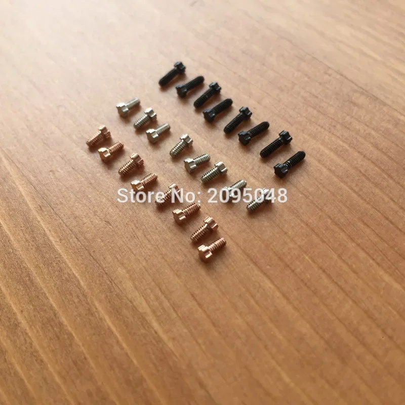 8piece/set black PVD/silvery/rose gold 5 prongs RM watch screw for Richard Mille watch bezel RM011 RM052 RM27 RM050 parts tools