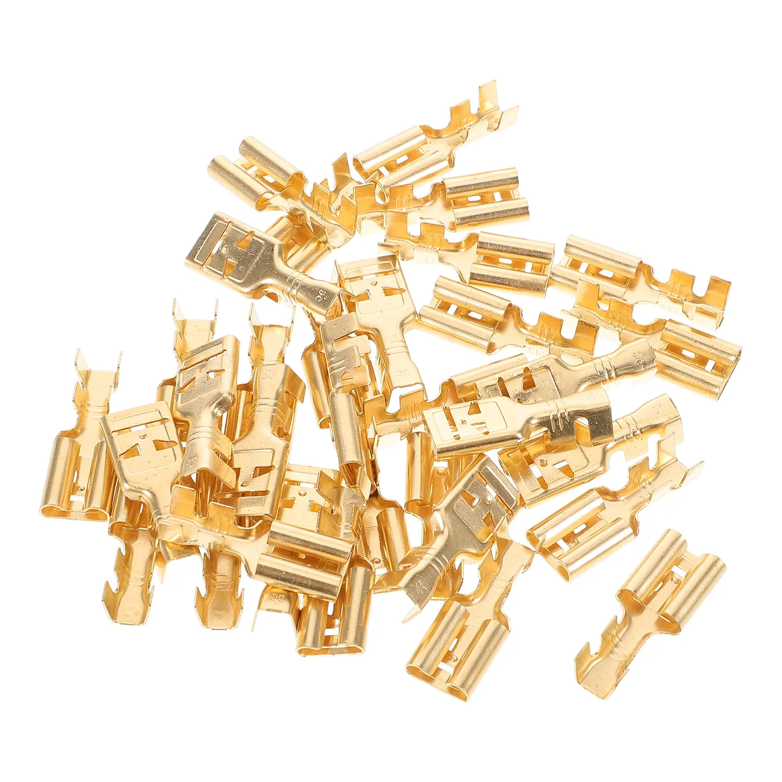 

50Pcs Automotive Connectors Kit Sturdy Material Versatile Wire Terminals Easy Installation Resistant to Wear Reliable Signal