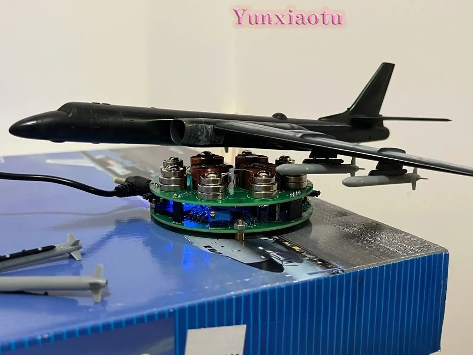 Push Down Magnetic Levitation Kit DIY Suspension Electronic Production Learning, Simulation of Loose Parts and Finished Products