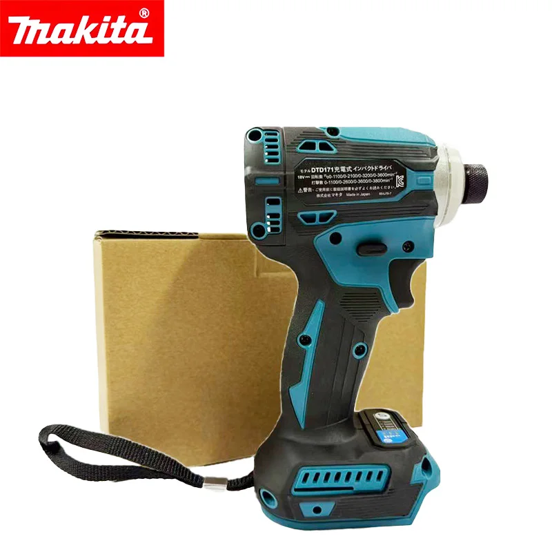 Makita DTD171 Brushless Cordless Impact Driver 18V With LED Work‑Light Rechargeable Screwdriver Drill, Bare Tool Power Equipment view 6