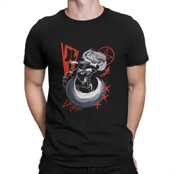Helluva Boss Anime Classic Tshirt Graphic Men Tops Vintage Homme Summer Polyester Streetwear Harajuku T Shirt