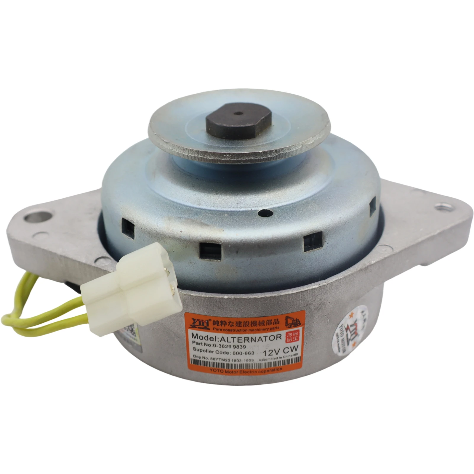 Alternador 12419077202 de 12V para los tractores 1070 de JOHN DEERE con el motor de Yanmar 3TNA68