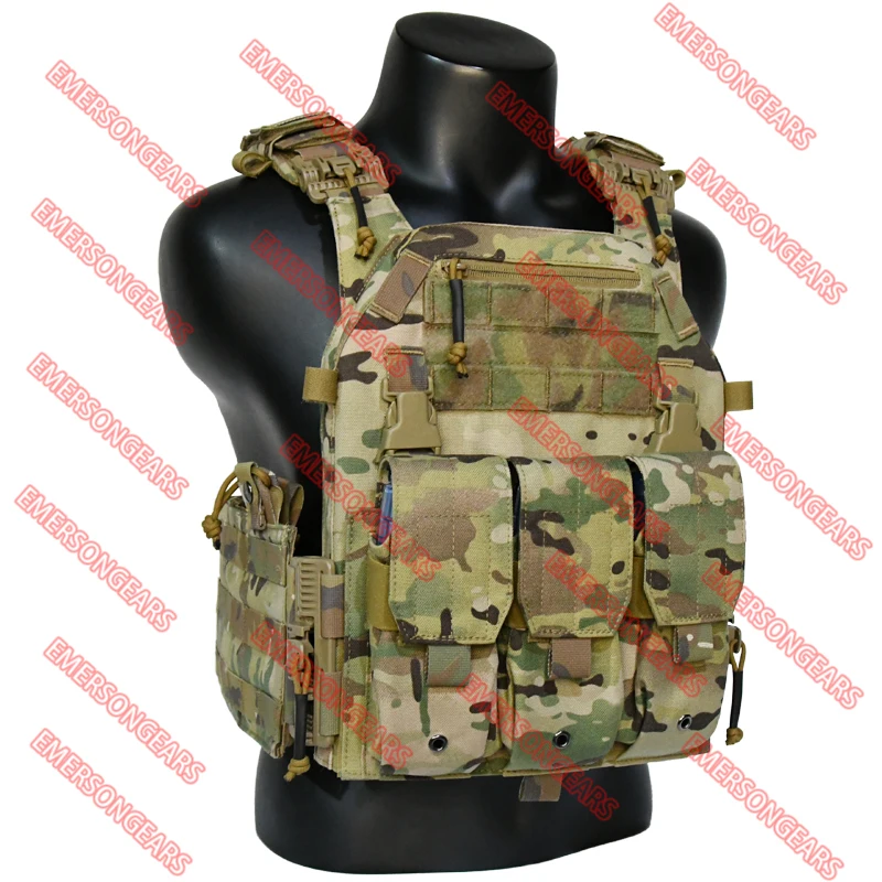 EMERSONGEARS 1000D Nylon Fabric Quick Releaseable  6094K tactical vest with Triple magazine pouch