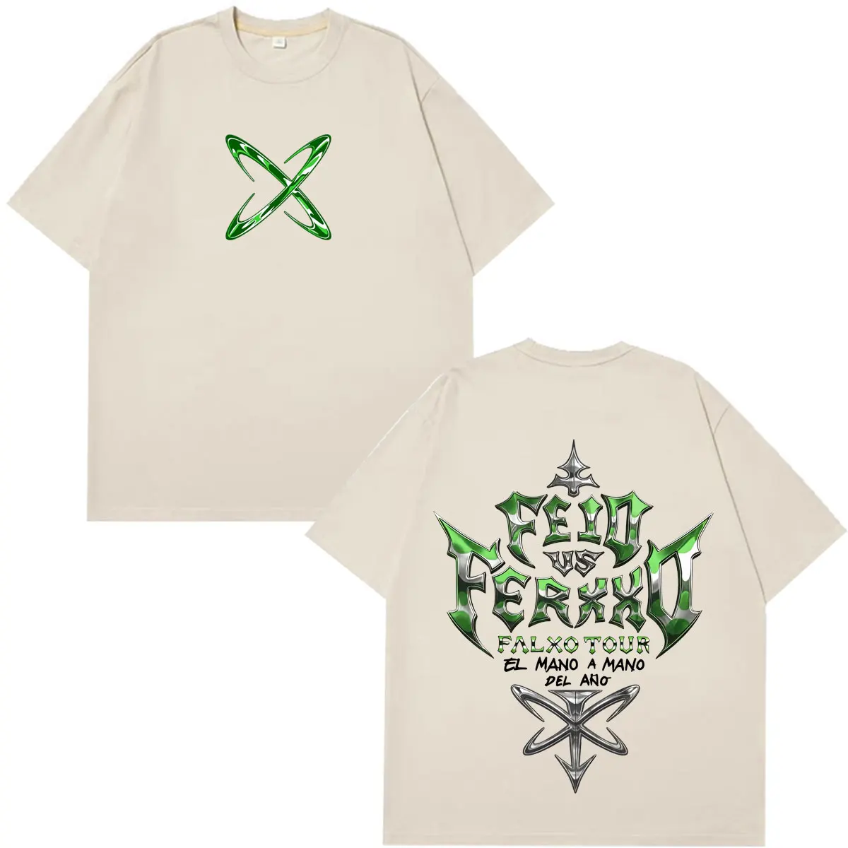 Camisetas Estampadas do Rapper Feid Ferxxo Tour 2026 para Homens e Mulheres, Moda Hip-Hop, Camiseta Casual de Verão em Algodão com Mangas Curtas, Stre