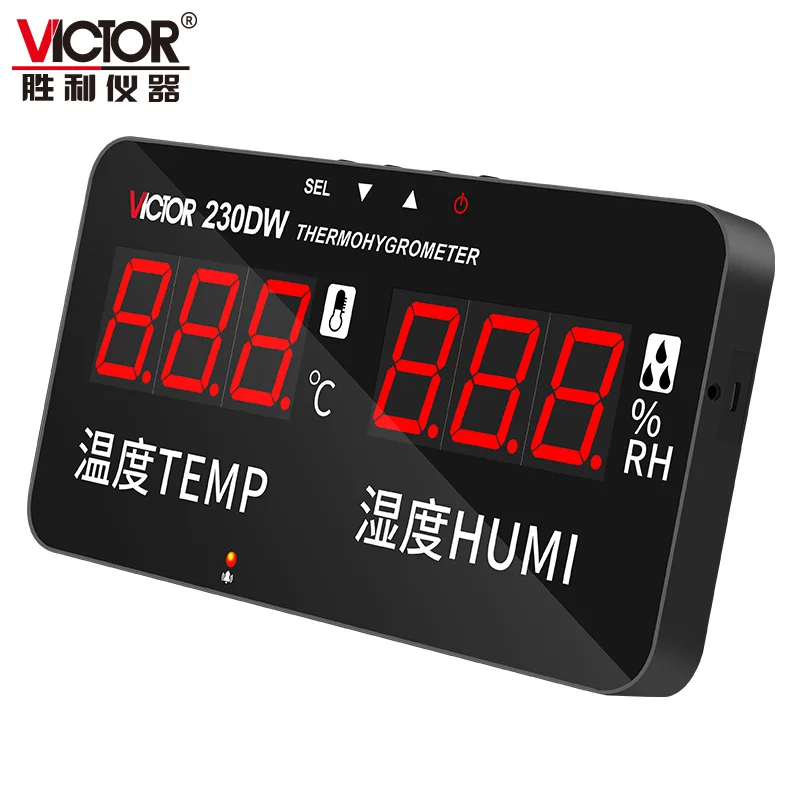 

Victor VC230DW Industrial large screen temperature Meter Bluetooth WIFI Voice Broadcast Home Digital Temperature Gauge ndoor H