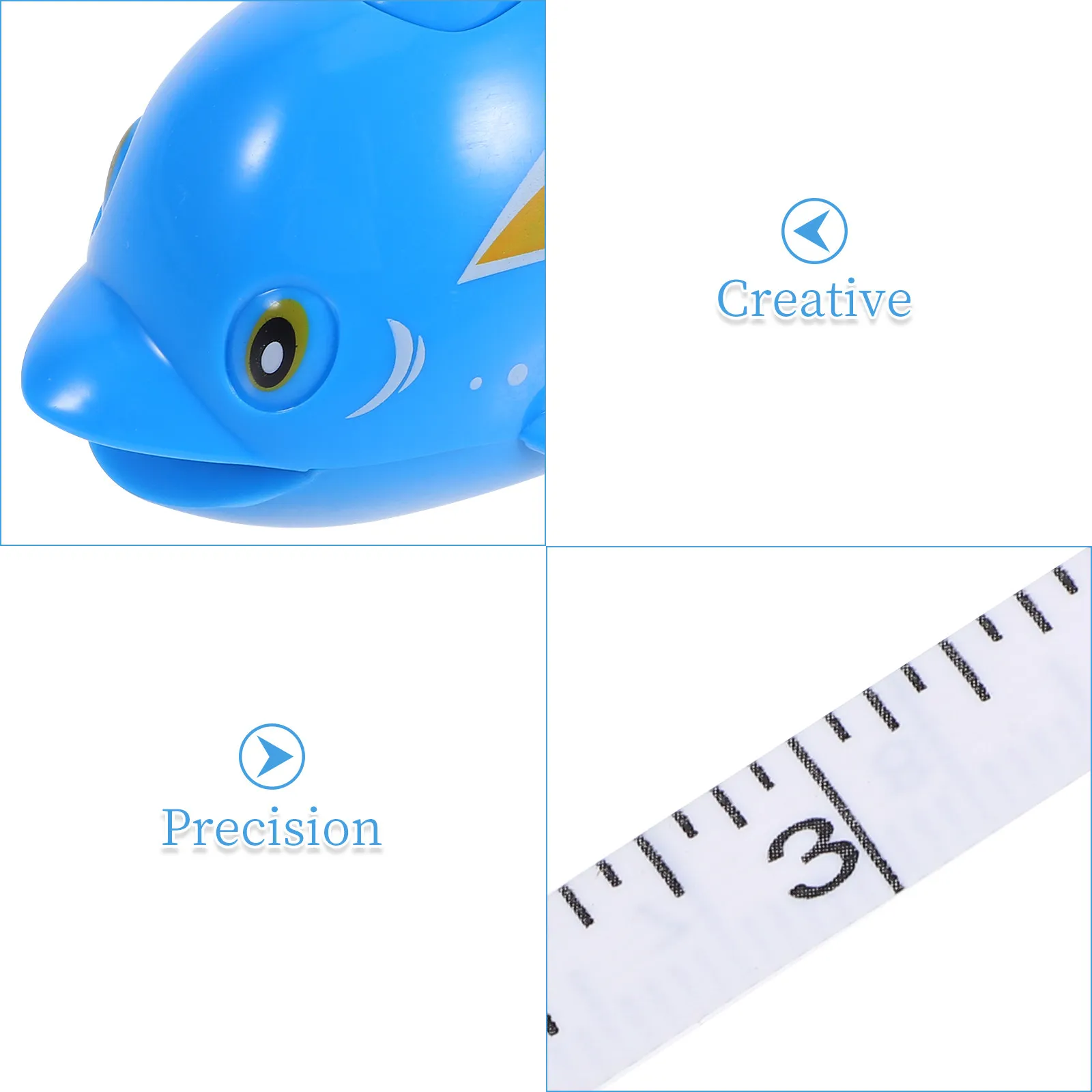 Mini Measuring Tape 1M Blue Flexible Soft Tape Measure for Tailoring, Sewing, Dieting & Portable Use