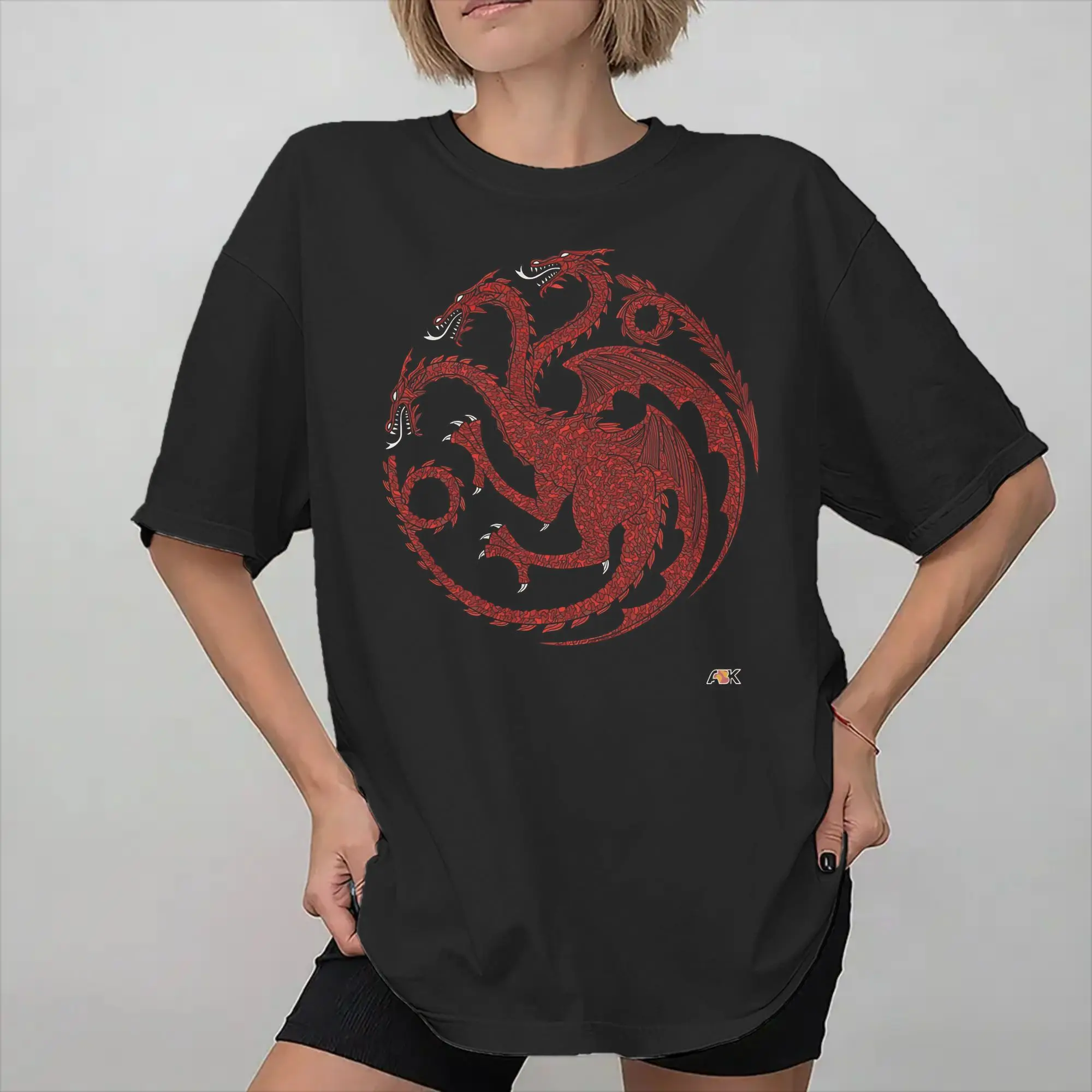 House Targaryen Houses of the Dragons Tee Shirt for Men Women New Arrival T Shirts  Cotton Clothes
