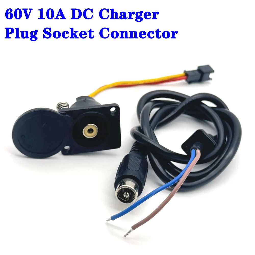 60V 10A DC Charging Cord RCA  Accessories For Xiaomi M365 Electric Scooter Power Charger Adapter Cable Repair Parts Connector