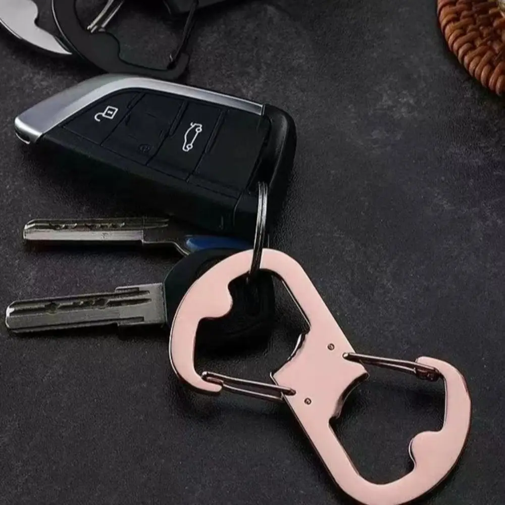 Stainless Steel 8-shaped Carabiner Carry-on Quick-release Multifunctional Buckle Portable Big Size Outdoor Backpack Clasps