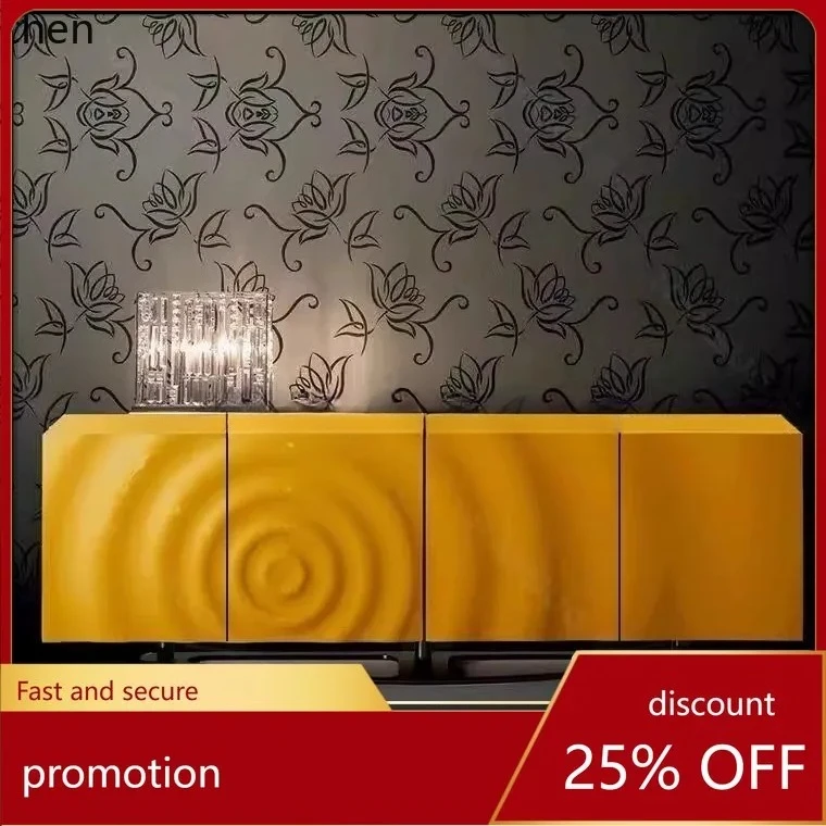 PYH  Style Light Luxury Sideboard Entryway Modern Minimalist Lacquer High-End Feel Living Room Bedroom TV Cabinet