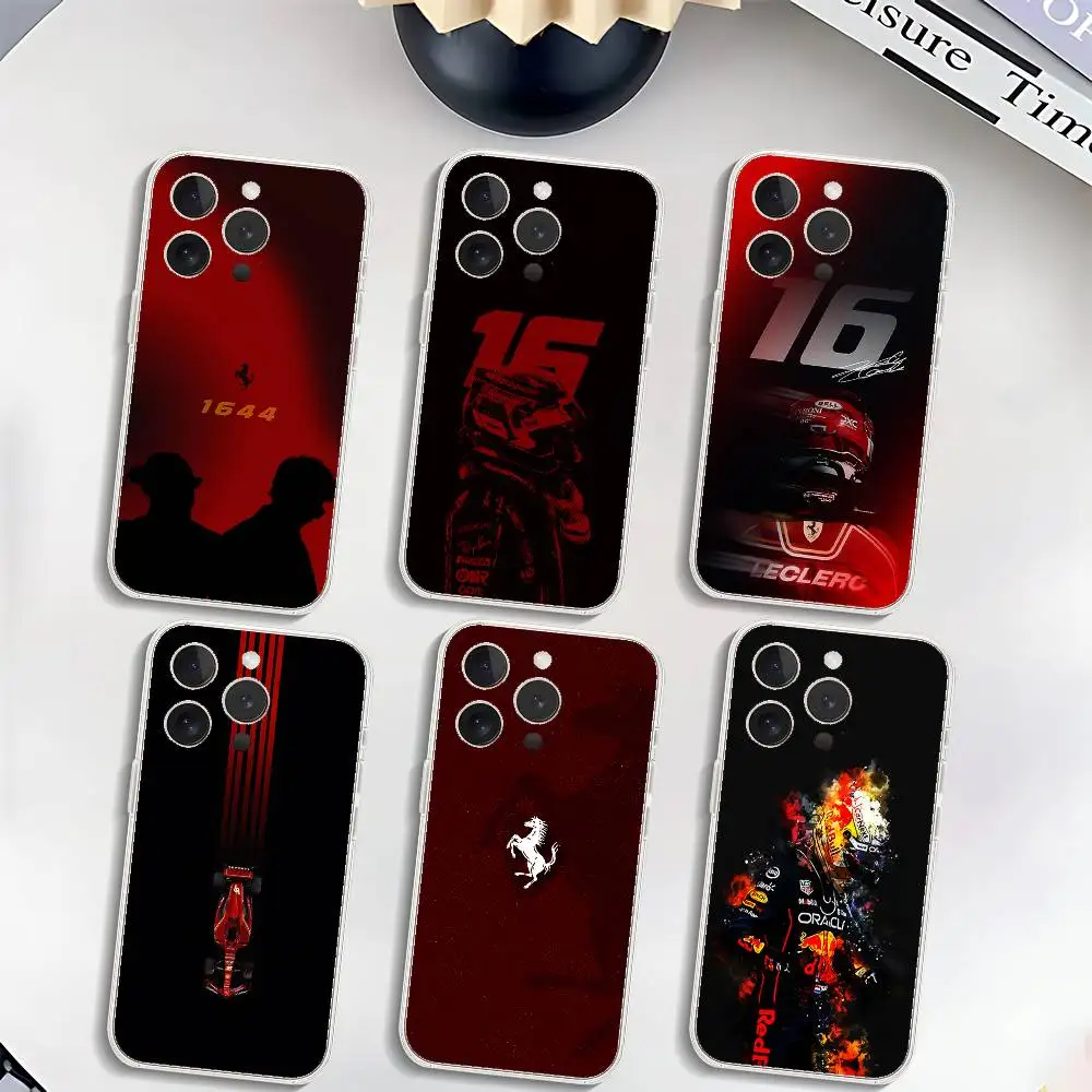 

Cool H-scuderia-F-ferrariS Car Phone Case Luxury Soft Transparent Case For IPhone 17 16 15 14 13 12 11 Pro Max Mini Bumper Cove
