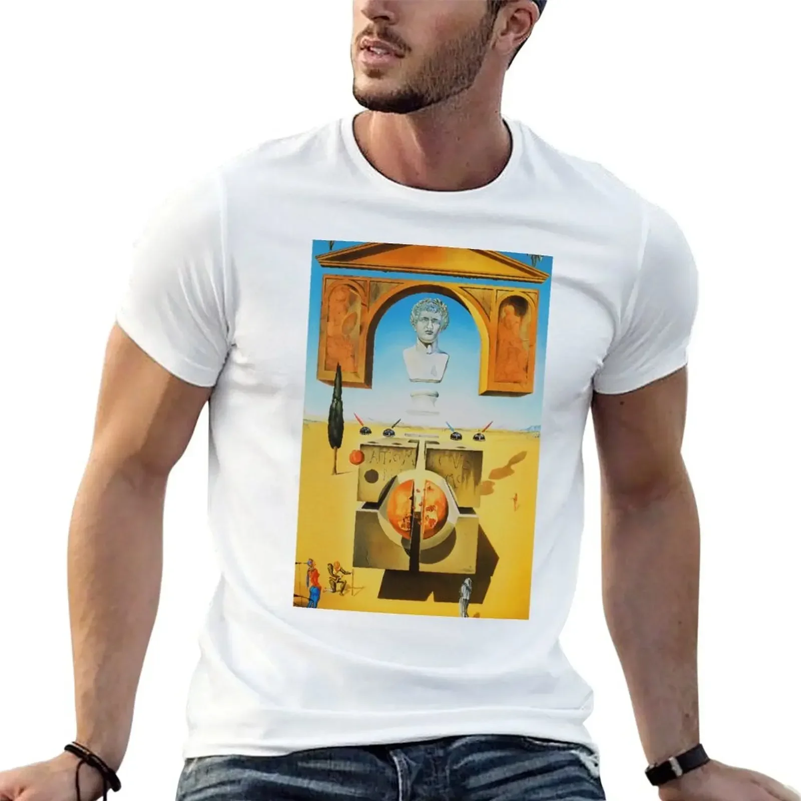 Salvador Dali Atomicus Surrealist Famous Painters Poster T-Shirt man t shirt baggy shirts men t shirts