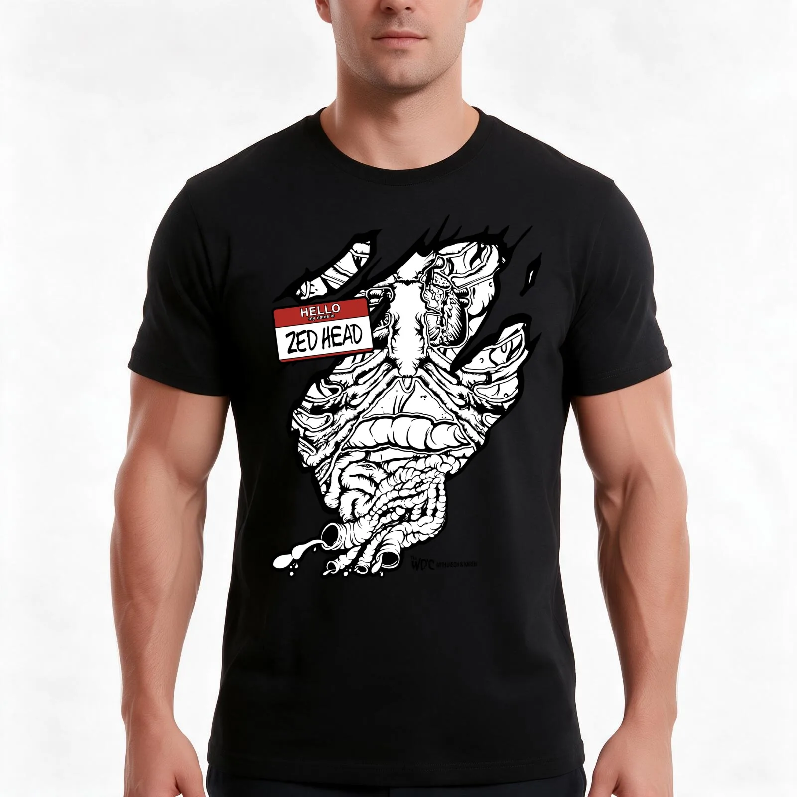 HELLO my name is ZED HEAD (light colors) T-Shirt Summer Casual Cotton Tee Oversized Streetwear Tops Vintage Graphic Print