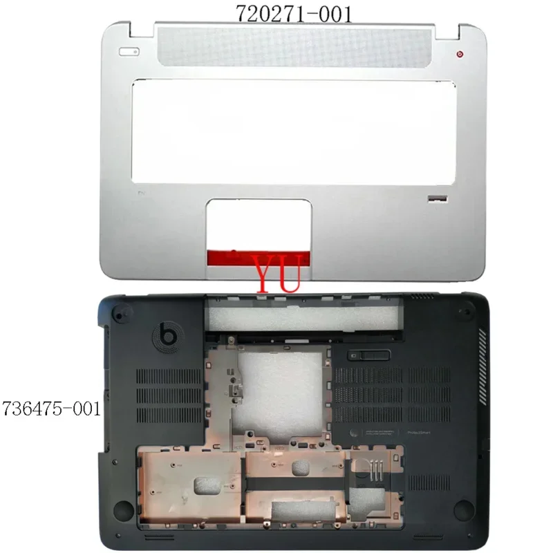 New Case For HP ENVY 17-j184na 17-j000 M7-J 17-J Series Palmrest Upper Cover 720271-001 6070B0662801/Bottom Base 736475-001