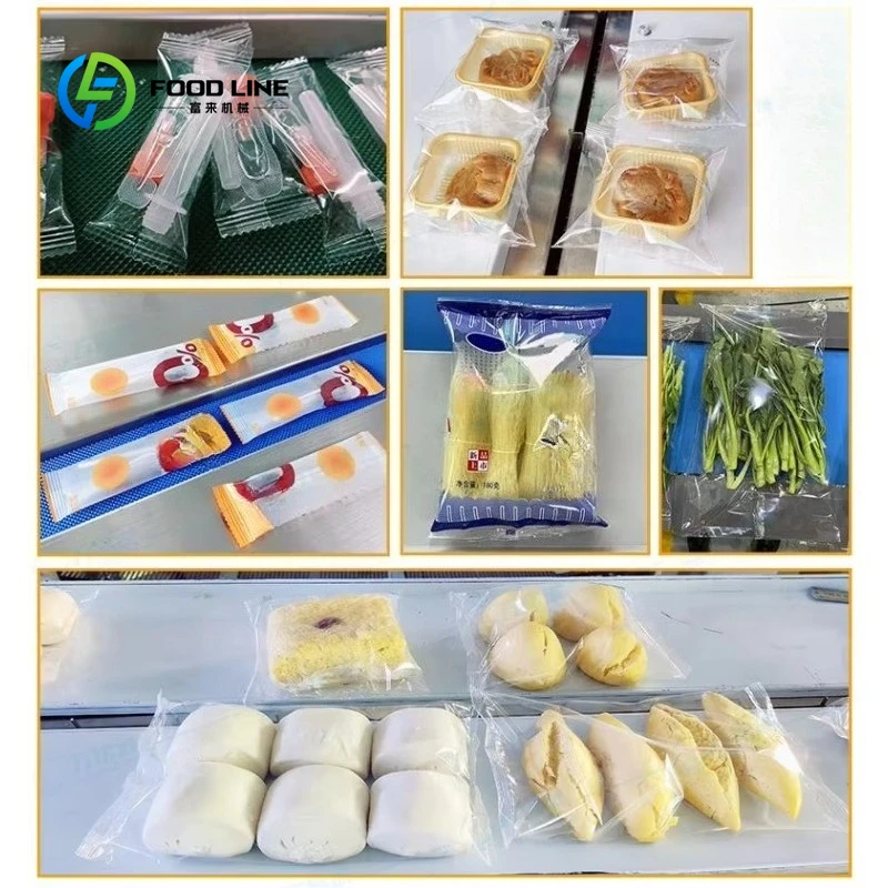 Customized Automatic Food Slice Bread Cookie Buns Wrapping Machine Multi-functional Pillow Flow Pack Packaging Equipment