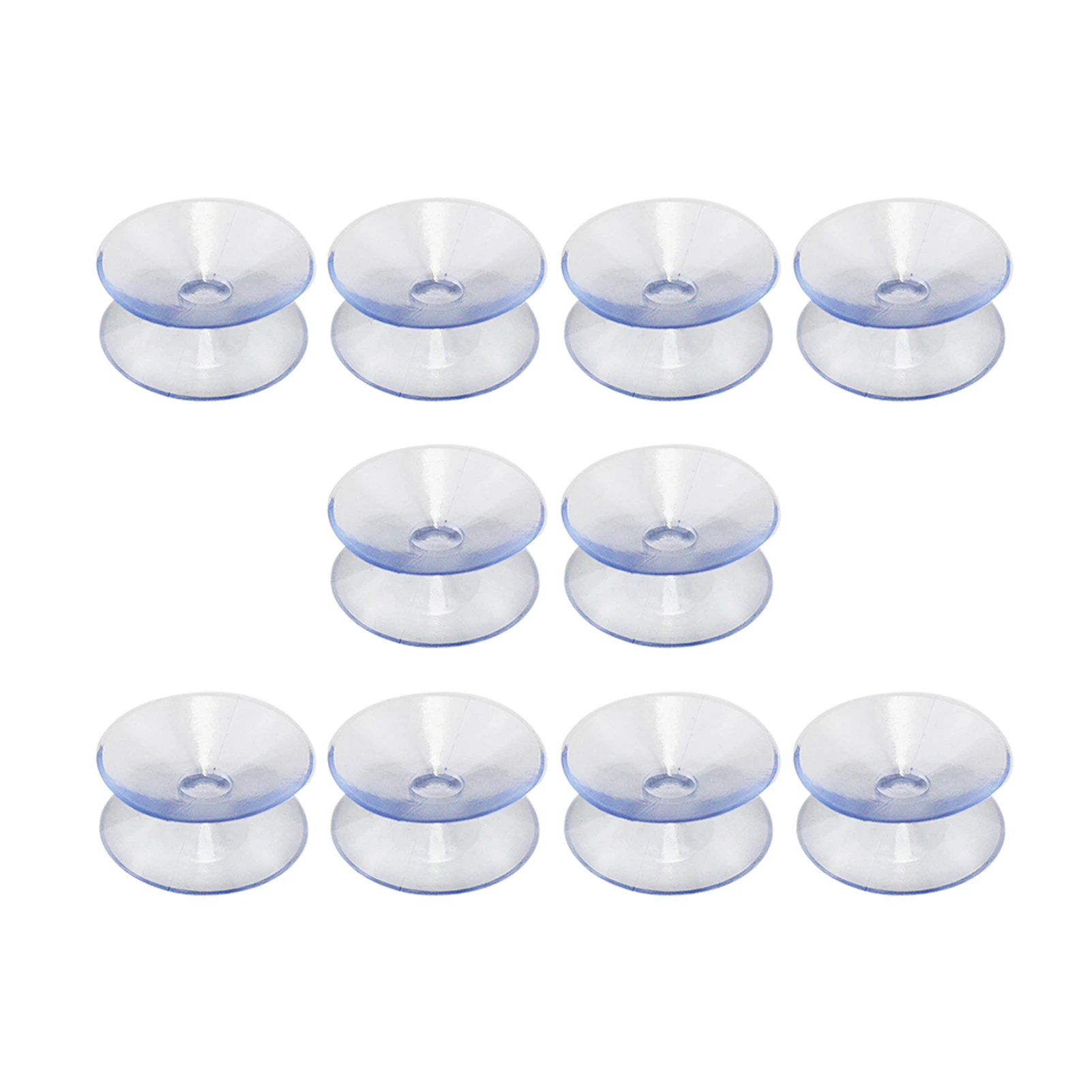 10pcs Mirror Spacers Non-Slip Bumpers Window Hanger Accessories Easy Install Double Sided Clear Home Suction Cups Glass Tabletop