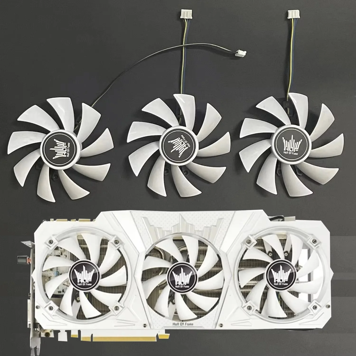 Brand new Galaxy Geforce GTX1080Ti Hall of Fame GPU fan GA92S2H 4PIN for Galaxy GTX1060 1070 1080TI graphics card