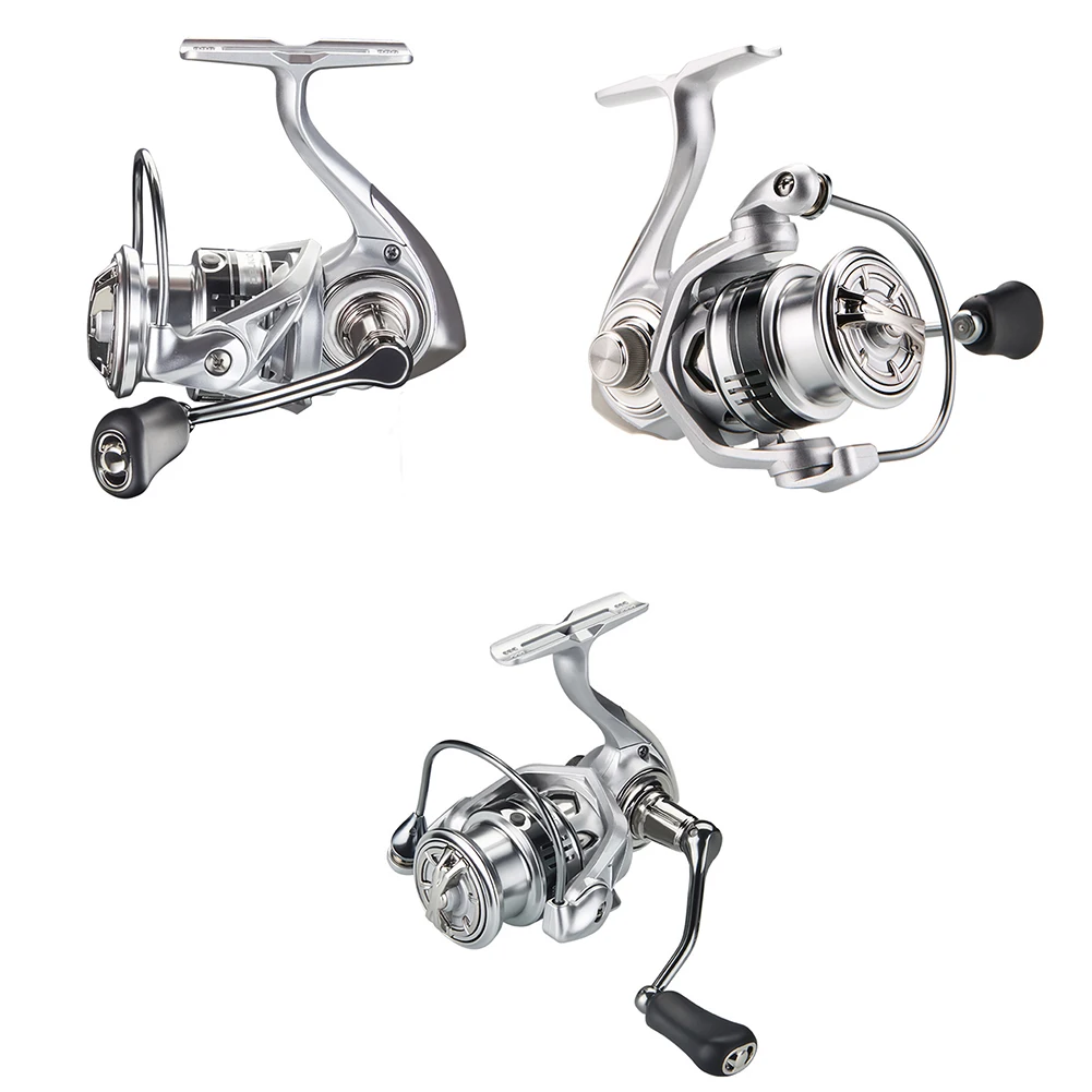 

Spinning Reel, 5.2:1 Gear Ratio Freshwater And Saltwater Spinning Fishing Reel, 4+1 Stainless Steel Bearings