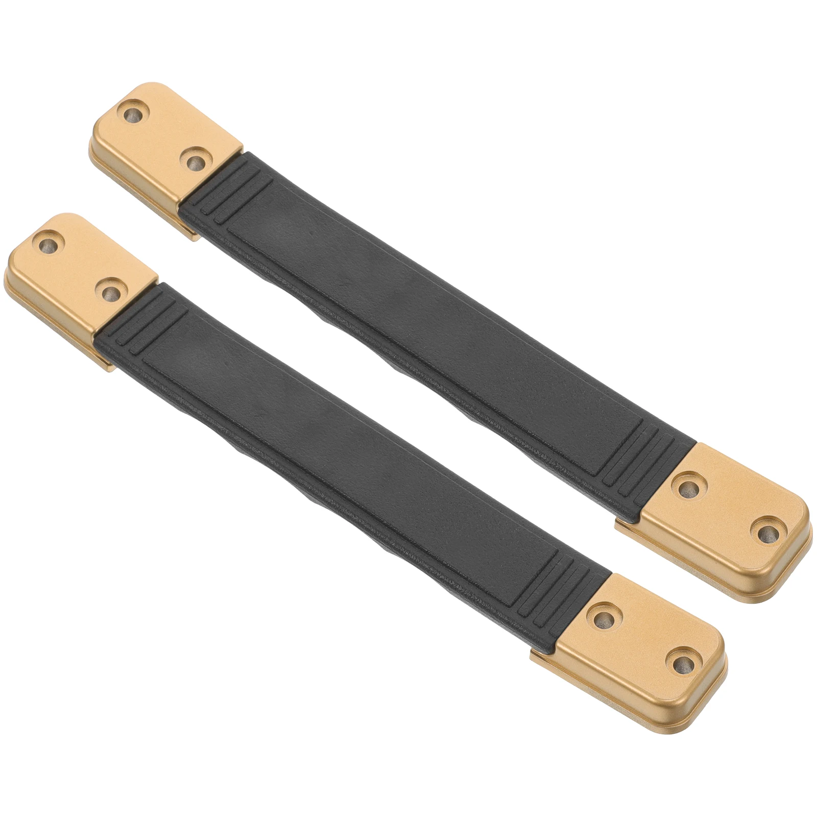 

2 Pcs Speaker Handles Artificial Black Plastic Durable Smooth Amplifier Strap Cabinet Pulls Speaker