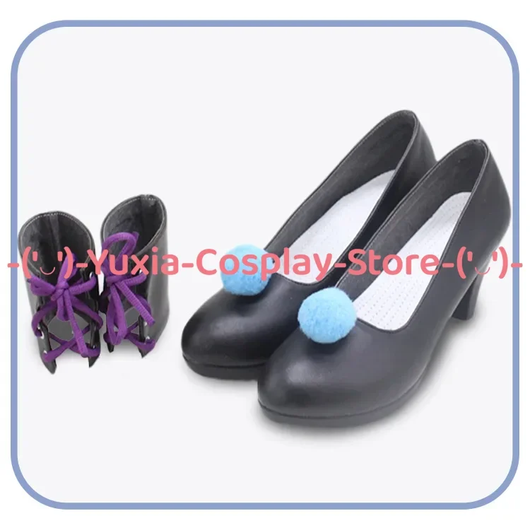 ユシアコスプレ！ アイドルマスター トコロ メグミ コスプレ靴 アニメキャラクター小道具 PU レザーブーツ ハロウィン カーニバル パーティー コスチューム