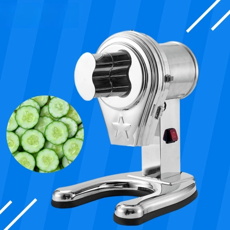 Desktop electric vegetable cutter, chili ring, millet spicy slicing machine, carrot celery slicer, green onion slicer