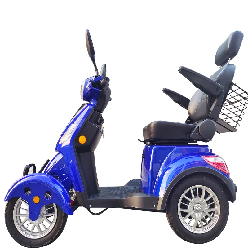 Warehouse Factory Price Elderly Outdoor 4 Wheel Electric Mobility Scooter With Adjustable Seat