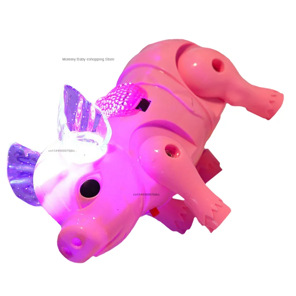 New Pink Color Electric Walking Pig Toy with Light Musical Kids Funny Electronics Toy Children Birthday Gift Toys