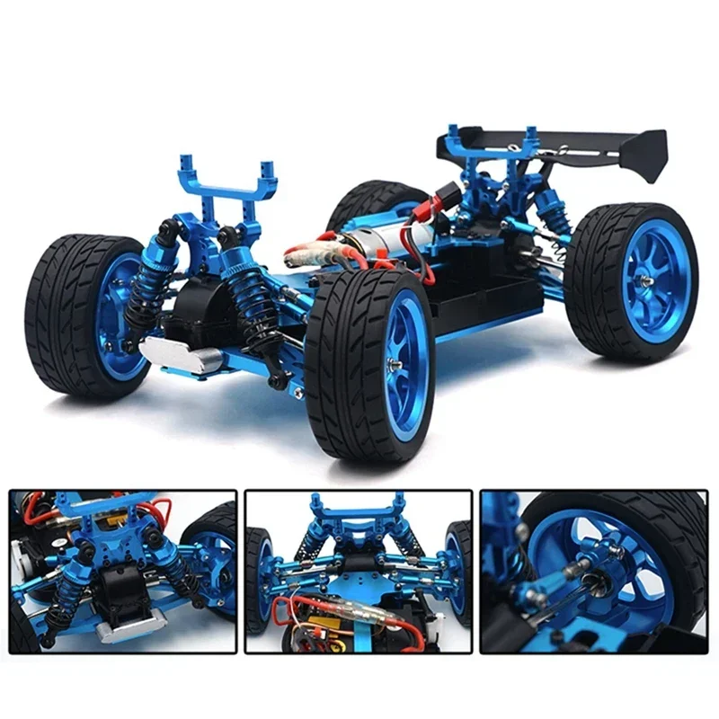 1 Juego completo de piezas de mejora para 1/18 WLtoys A959-B A969-B A979-B K929-B coche eléctrico RC todoterreno Buggy reemplazo de Metal