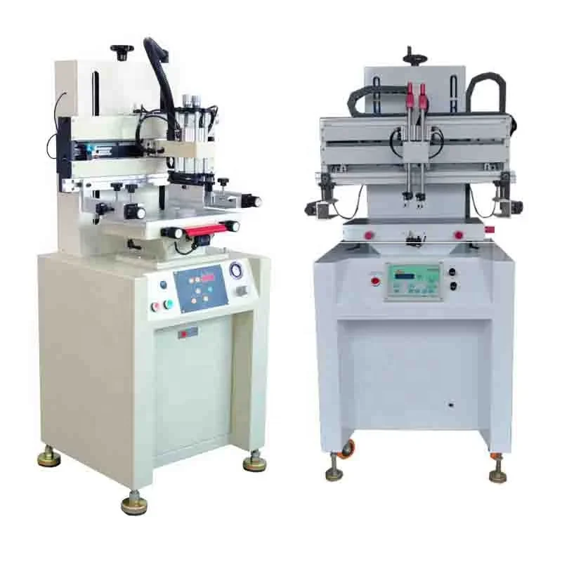 Flat cup screen printer machine for t-shirt silk screen printing