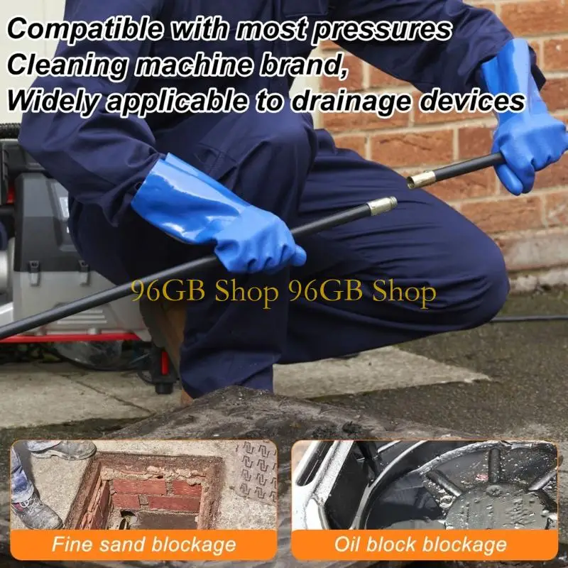 96GB High Efficiency 5000PSI Pressure Washer Nozzle with Quick Simple Installs for Fast Attachment & Cleaning Tasks