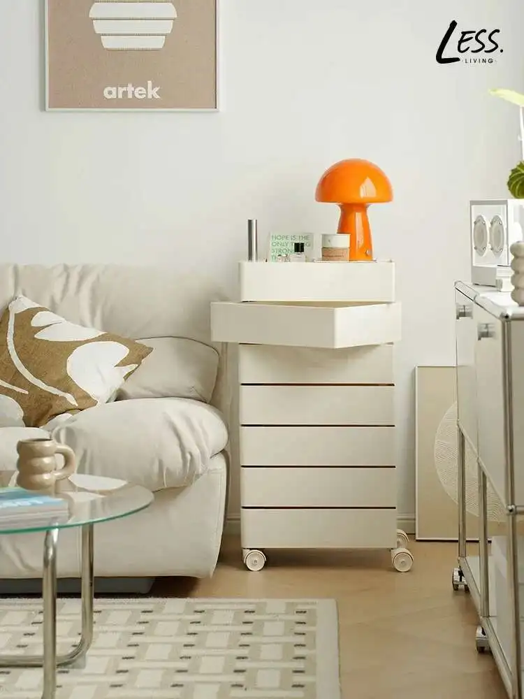 

Bedside Table Luxury Narrow Created Removable Bedside Table Storage Auxiliary Mesita De Noche Furniture for Room