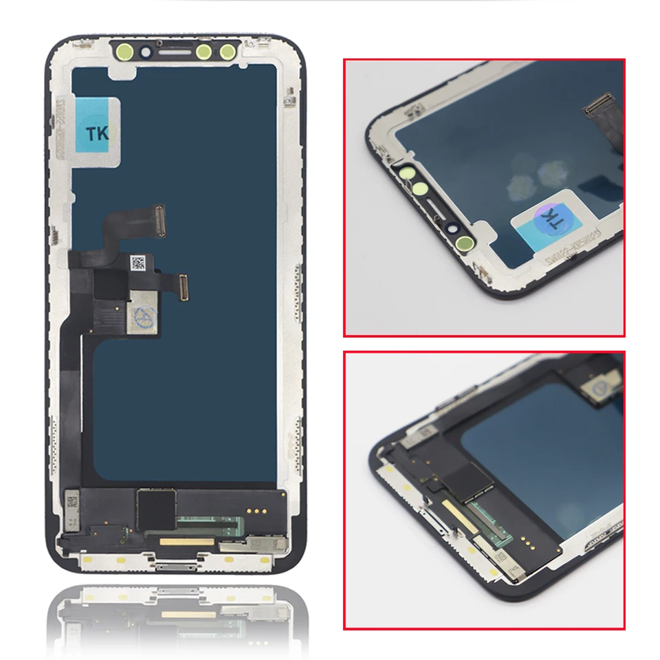 AAA+++ OLED For iPhone X XR XS Max Incell For 11 12 Pro Max 13 Mini 14 Plus LCD Display Screen With 3D Touch Digitizer Assembly