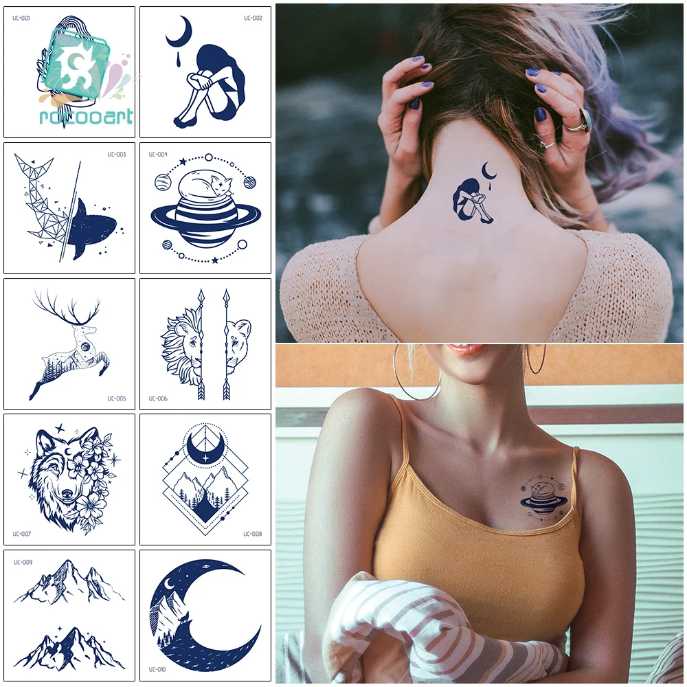 21Sheets Butterfly Temporary Tattoo Stickers, Waterproof Magic Juice tattoo, Lasts to 15 days Fake tattoo, Semi Permanent Tattoo