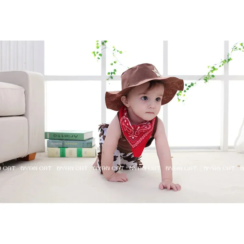 

CyCowboy Cow Boy Costume Rompers for Baby Boys Toddler Infant Halloween Christmas Birthday Party Cosplay Fancy Dress