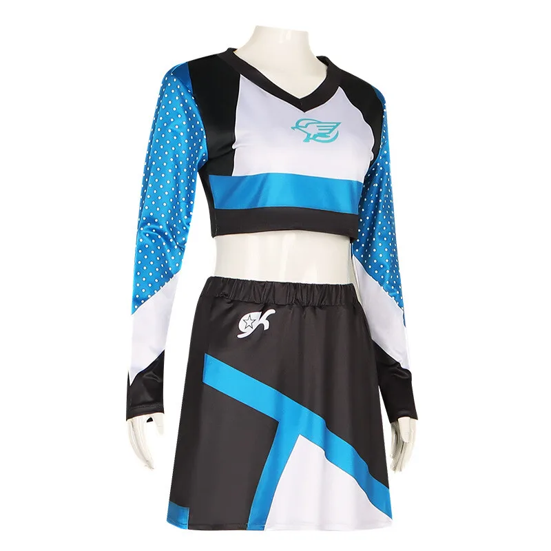 

Fulujiacos Maddy Cheerleader Uniform Dress Maddy Perez Outfit Cosplay Costume Gift