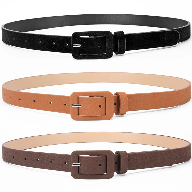 

Новый женский корейский ремень с пряжкой-иглой, модный, простой, мягкий, универсальный, однотонный, для джинсов