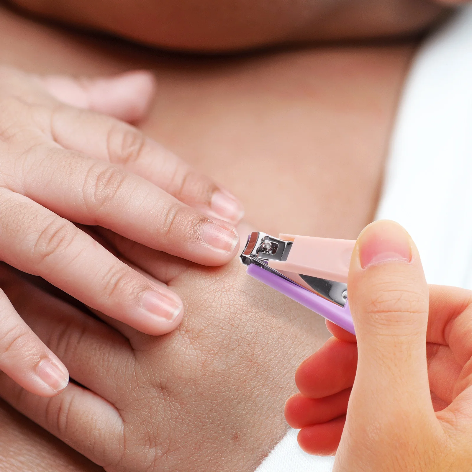 

1 комплект, детские кусачки для ногтей, набор для ухода за новорожденными, лезвия из нержавеющей стали в мультяшном стиле, безопасные детские ногти