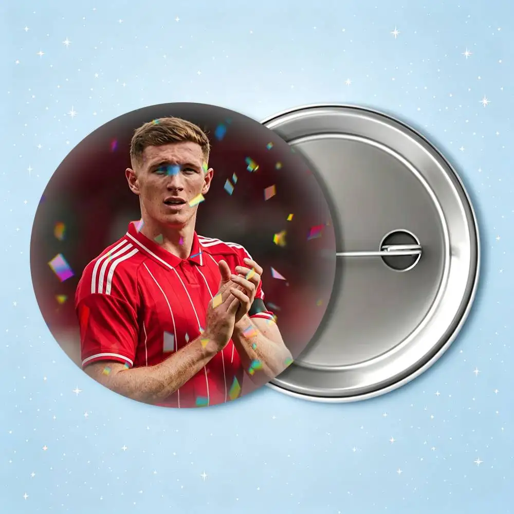 Football Star E-Elliot Anderson 25 32 44 58 75mm Badges Personalized Round Brooches Pins Accessory Gift