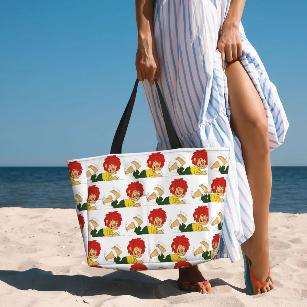 

Pumuckl Beach Tote Bag Sport Gym Yoga Duffle Large Tote Bag Women Travel Bag Fitness bag